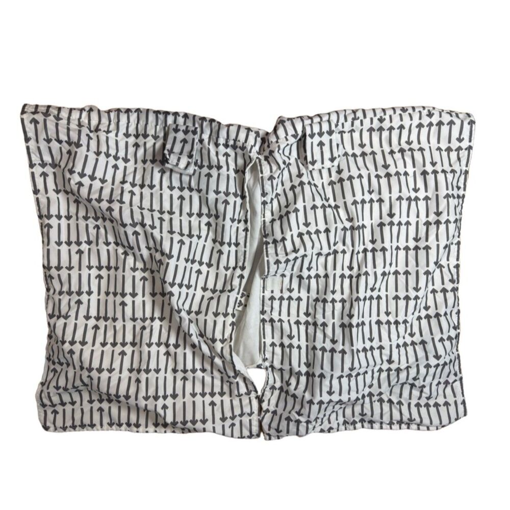 Goldbug Car Seat Canopy Cover | Gray Arrow Print | Unisex Nursing Cover